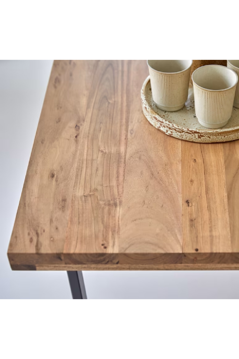 Rectangular Acacia Dining Table | Tikamoon Temis | Woodfurniture.com