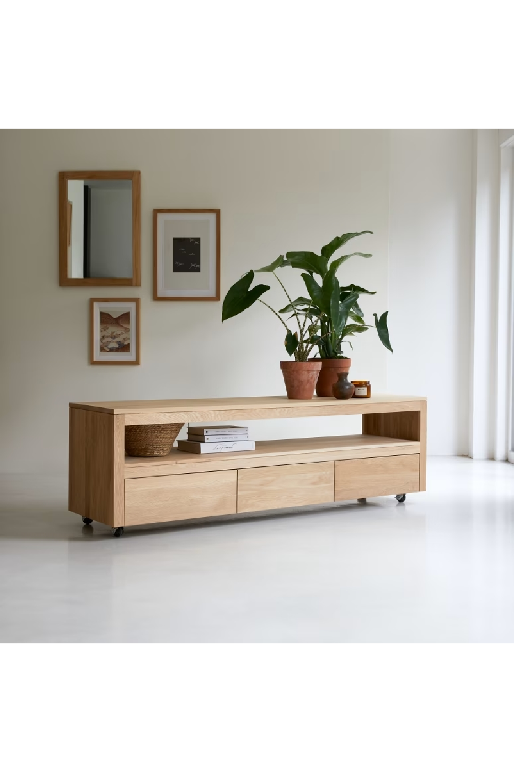 Modern Minimalist TV Stand | Tikamoon Anoa | Woodfurniture.com