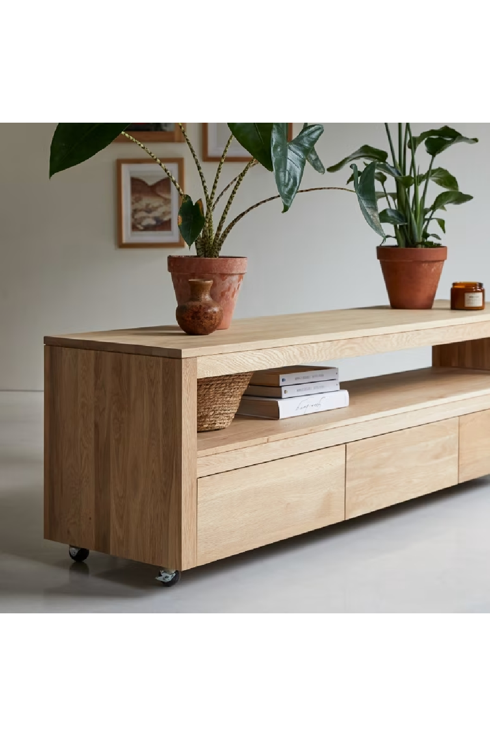 Modern Minimalist TV Stand | Tikamoon Anoa | Woodfurniture.com