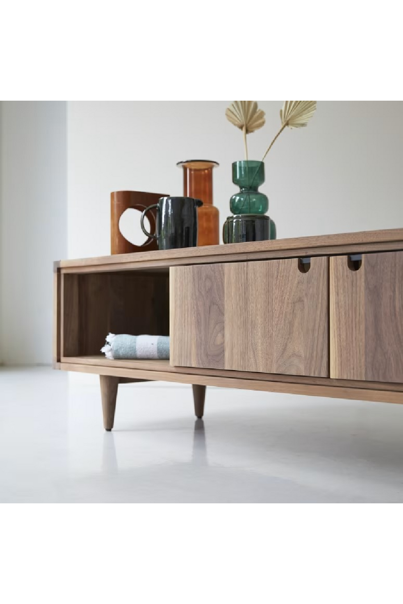 Oak Contemporary TV Stand | Tikamoon Jonak | Woodfurniture.com