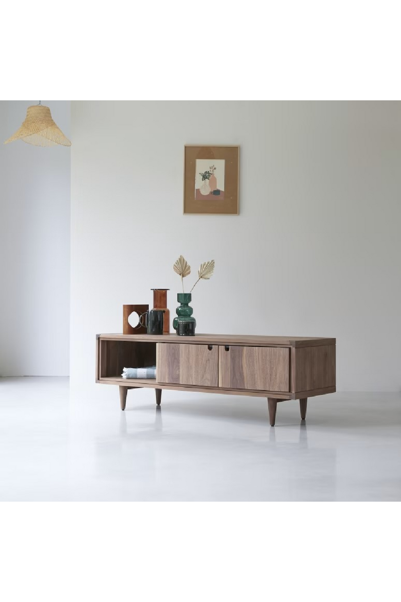 Oak Contemporary TV Stand | Tikamoon Jonak | Woodfurniture.com