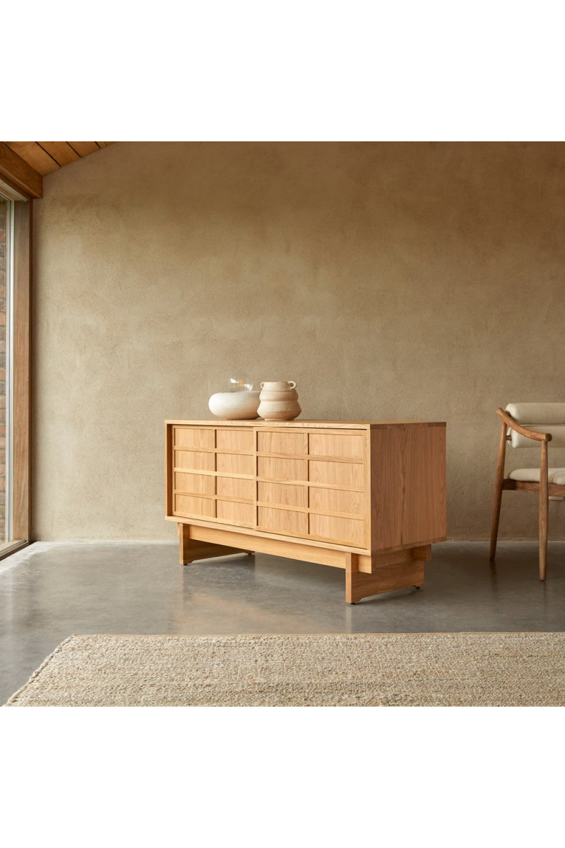 Solid Oak Japandi Sideboard | Tikamoon Miu | Oroatrade.com