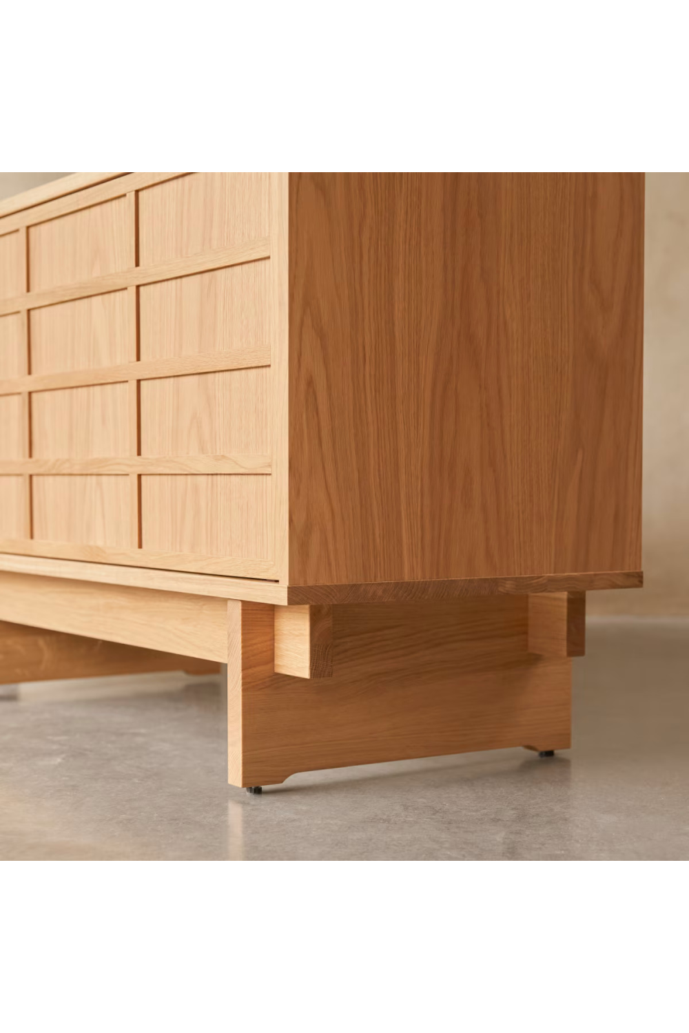 Solid Oak Japandi Sideboard | Tikamoon Miu | Oroatrade.com