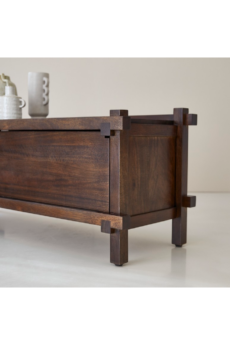 Solid Mango Wood TV Stand | Tikamoon Arko | Woodfurniture.com