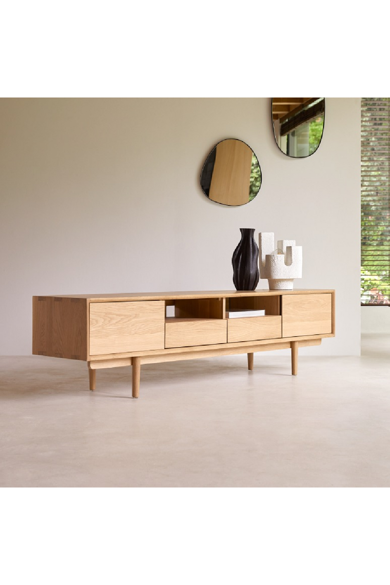 Solid Oak TV Unit | Tikamoon Ellie | Quality | Woodfurniture.com