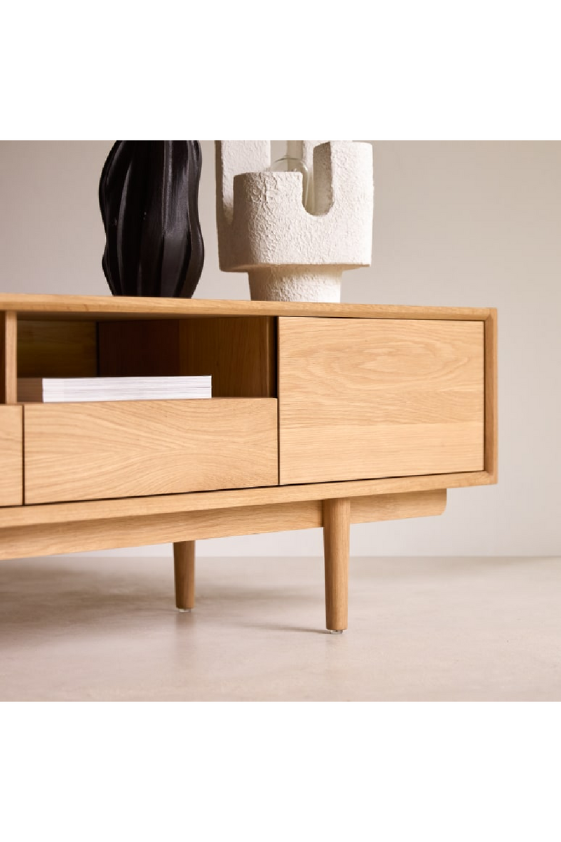 Solid Oak TV Unit | Tikamoon Ellie | Quality | Woodfurniture.com