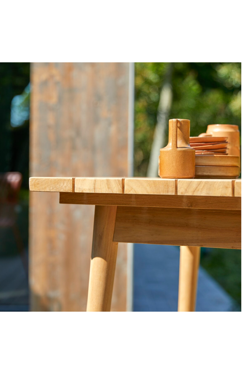 Rectangular Teak Outdoor Table | Tikamoon Vadim | Woodfurniture.com