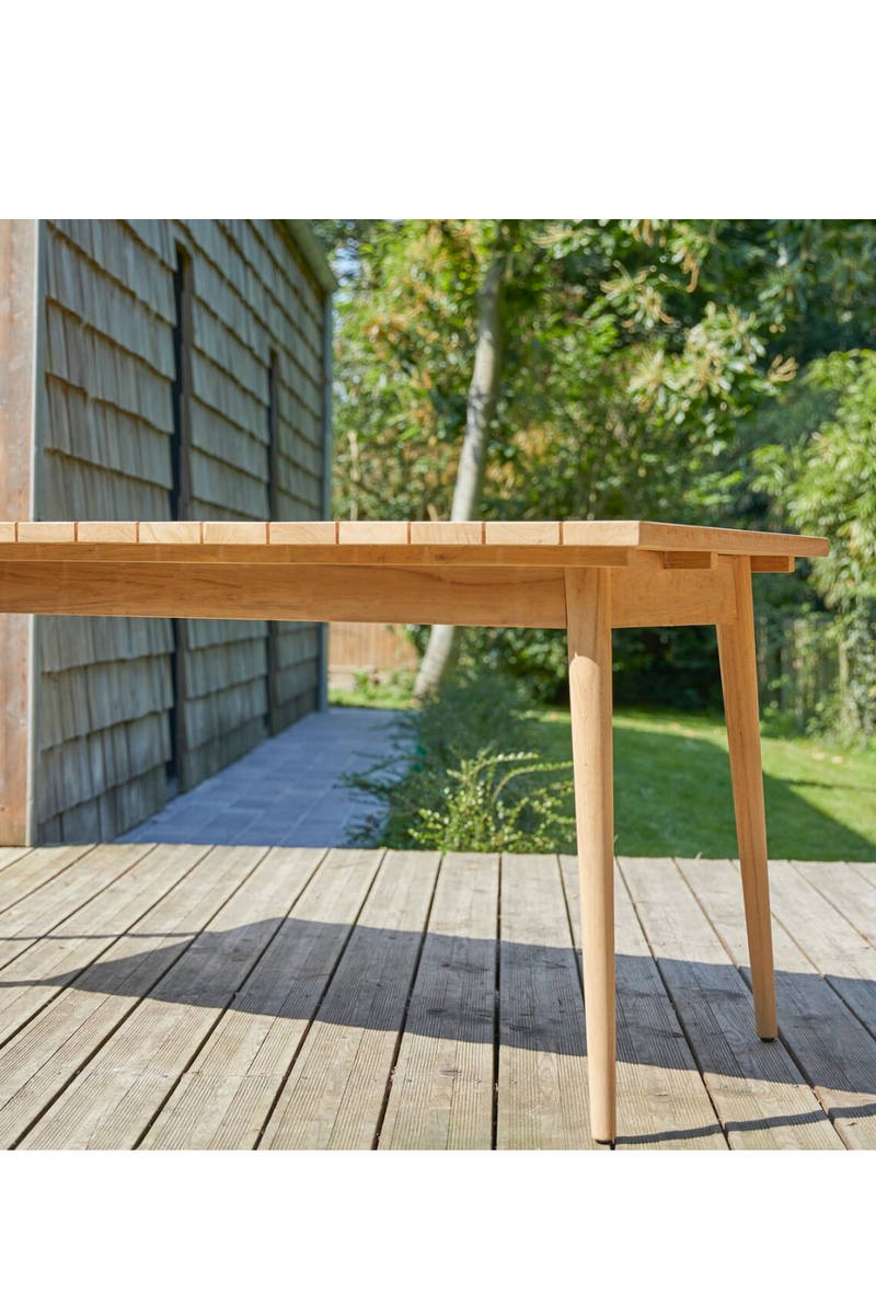 Rectangular Teak Outdoor Table | Tikamoon Vadim | Woodfurniture.com