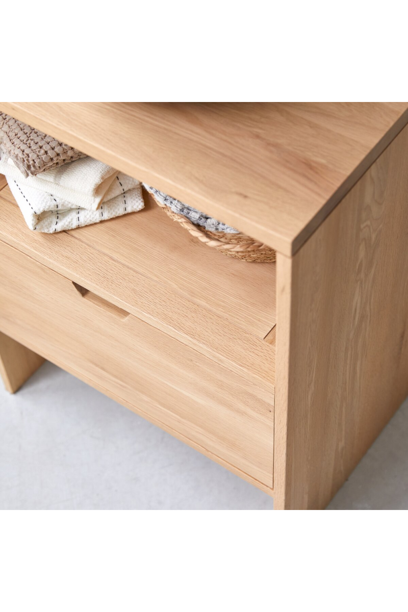Modern Oak Vanity Unit | Tikamoon Kwarto | Woodfurniture.com