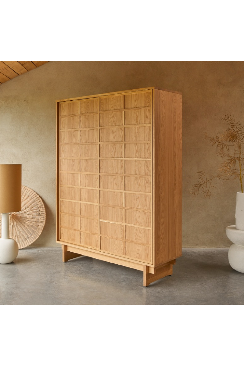 Natural Solid Oak Cabinet | Tikamoon Miu | Woodfurniture.com