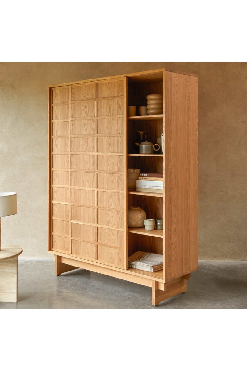 Natural Solid Oak Cabinet | Tikamoon Miu | Woodfurniture.com