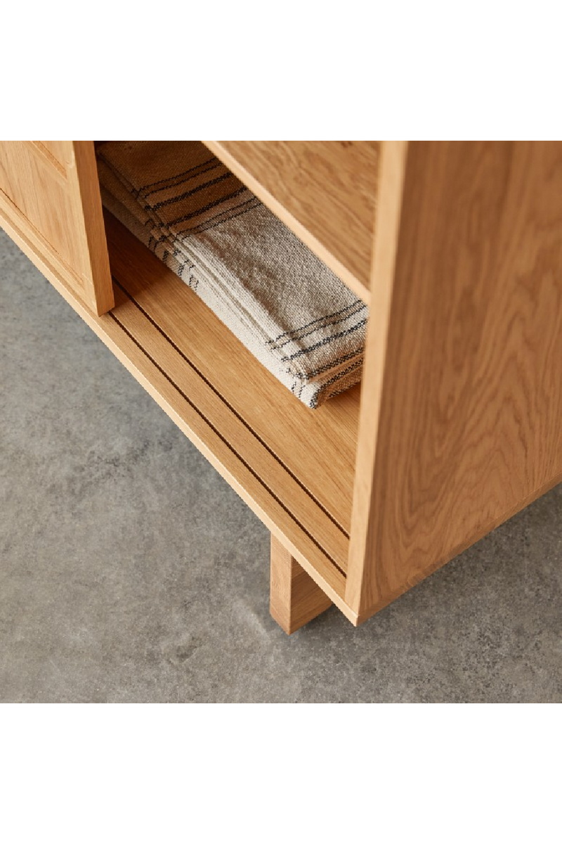 Natural Solid Oak Cabinet | Tikamoon Miu | Woodfurniture.com