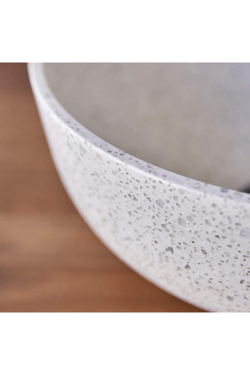 Round Terrazzo Bathroom Sink | Tikamoon Elea | Woodfurniture.com