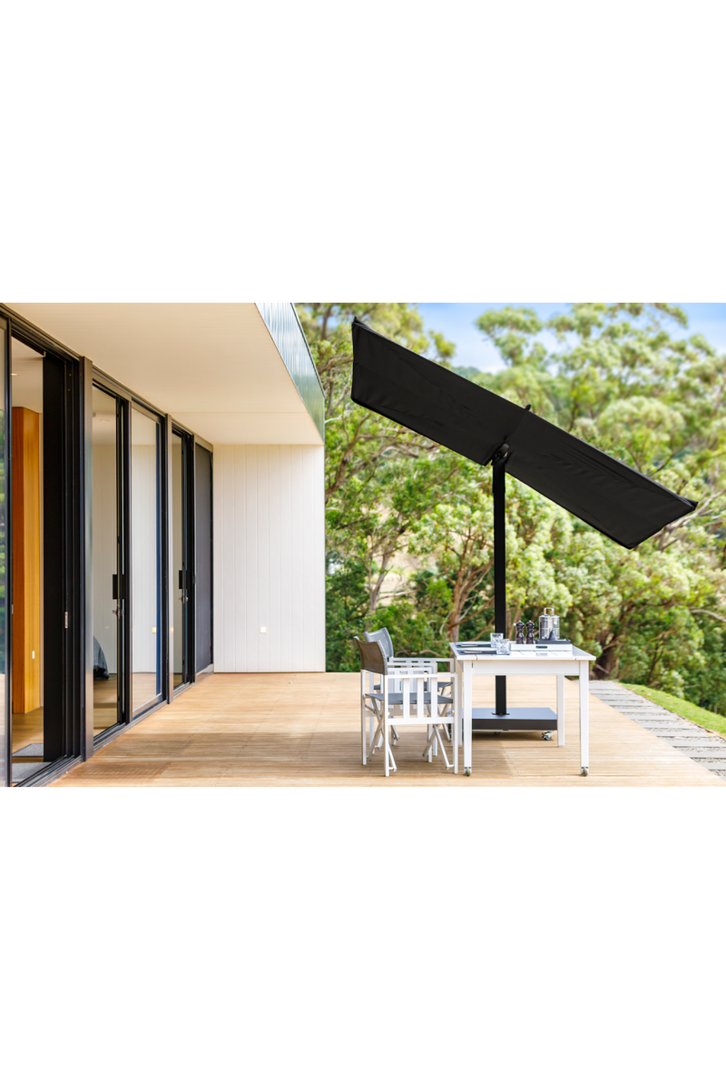 Square Compact Outdoor Parasol (8’ 2”) | Umbrosa Nano UX | Woodfurniture.com