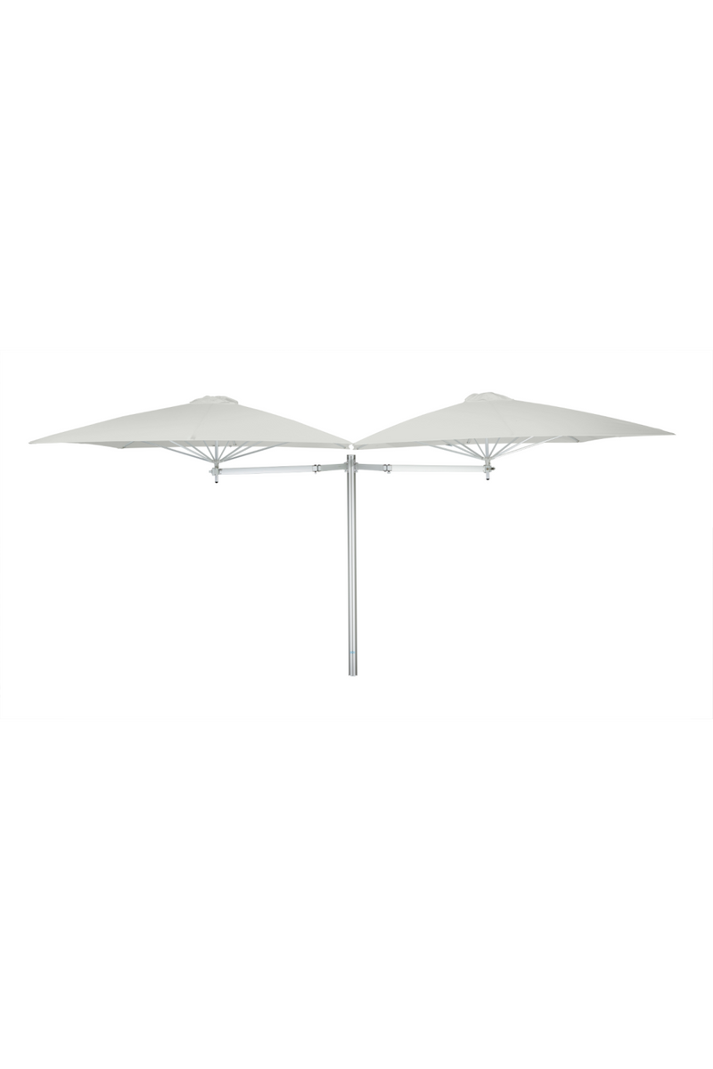 Square Outdoor Umbrella (6’ 3”) | Umbrosa Paraflex Duo | Woodfurniture.com