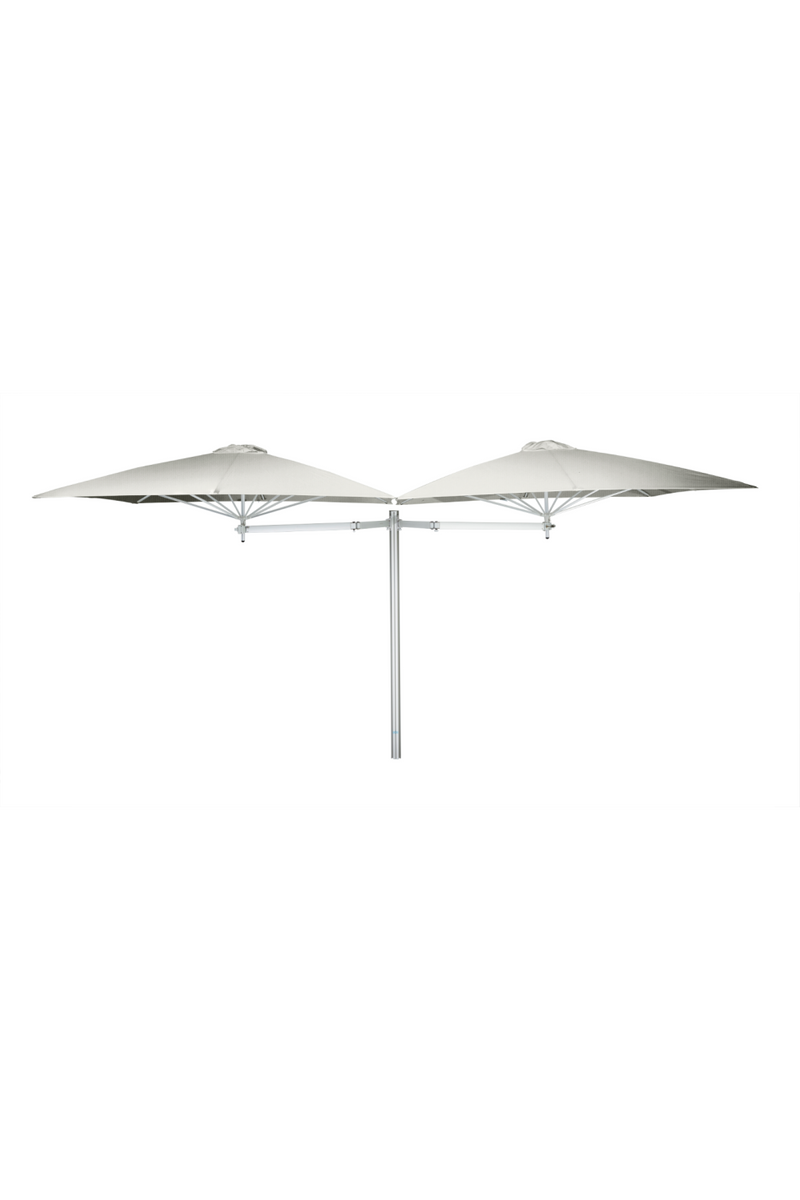 Square Outdoor Umbrella (6’ 3”) | Umbrosa Paraflex Duo | Woodfurniture.com