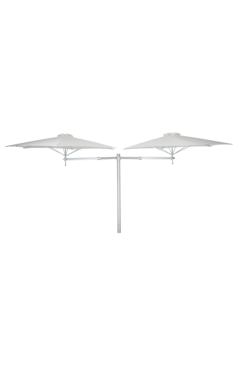Round Outdoor Umbrella ( 8’ 10”) | Umbrosa Paraflex Duo | Woodfurniture.com