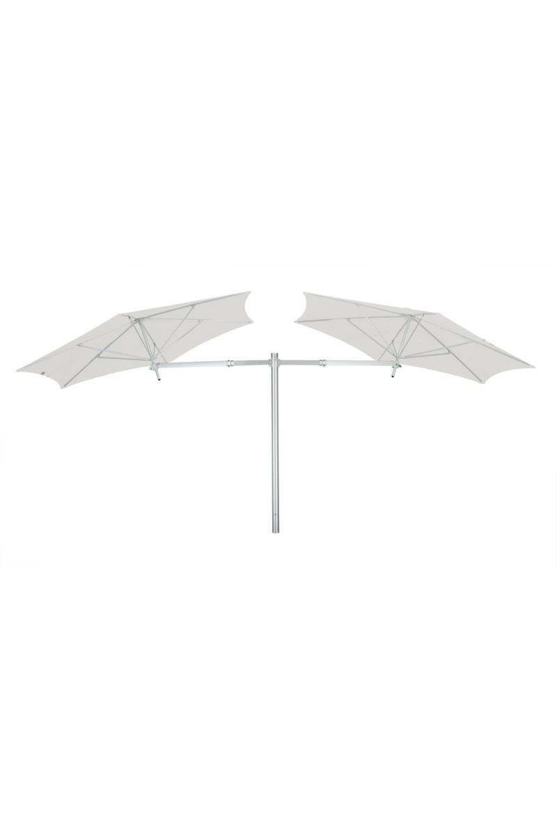 Round Outdoor Umbrella ( 9’ 10”) | Umbrosa Paraflex Duo | Woodfurniture.com