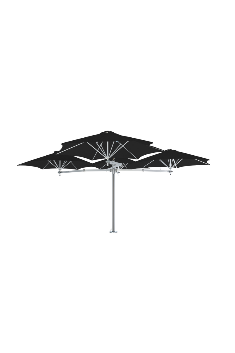 Round Outdoor Umbrella ( 8’ 10”) | Umbrosa Paraflex Multi 4 | Woodfurniture.com