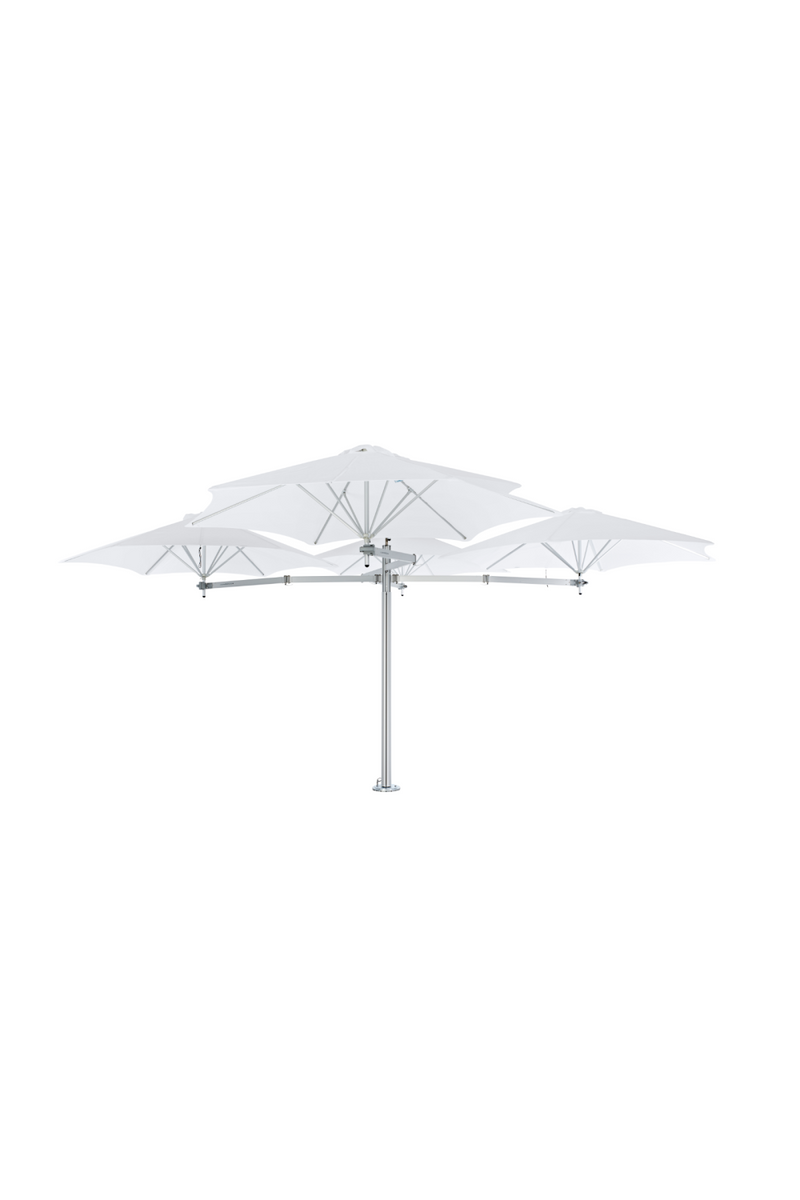 Round Outdoor Umbrella ( 8’ 10”) | Umbrosa Paraflex Multi 4 | Woodfurniture.com