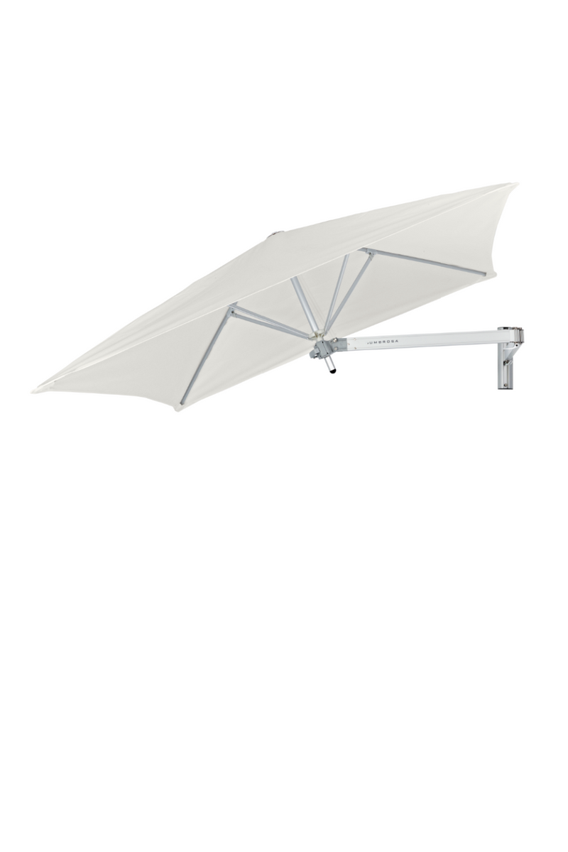 Square Outdoor Cantilever Wall Umbrella (6’ 3”) | Umbrosa Paraflex | Woodfurniture.com