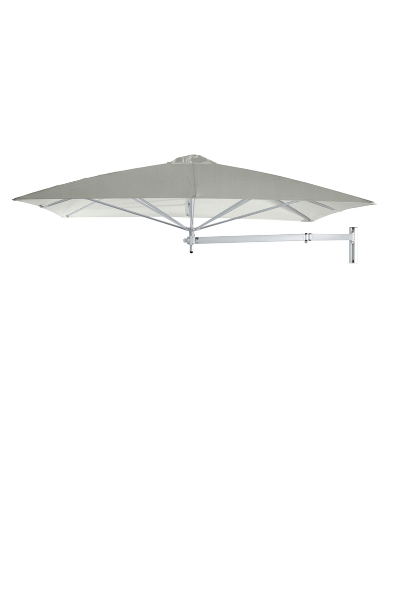 Square Outdoor Cantilever Wall Umbrella (7’ 6.6”) | Umbrosa Paraflex | Woodfurniture.com