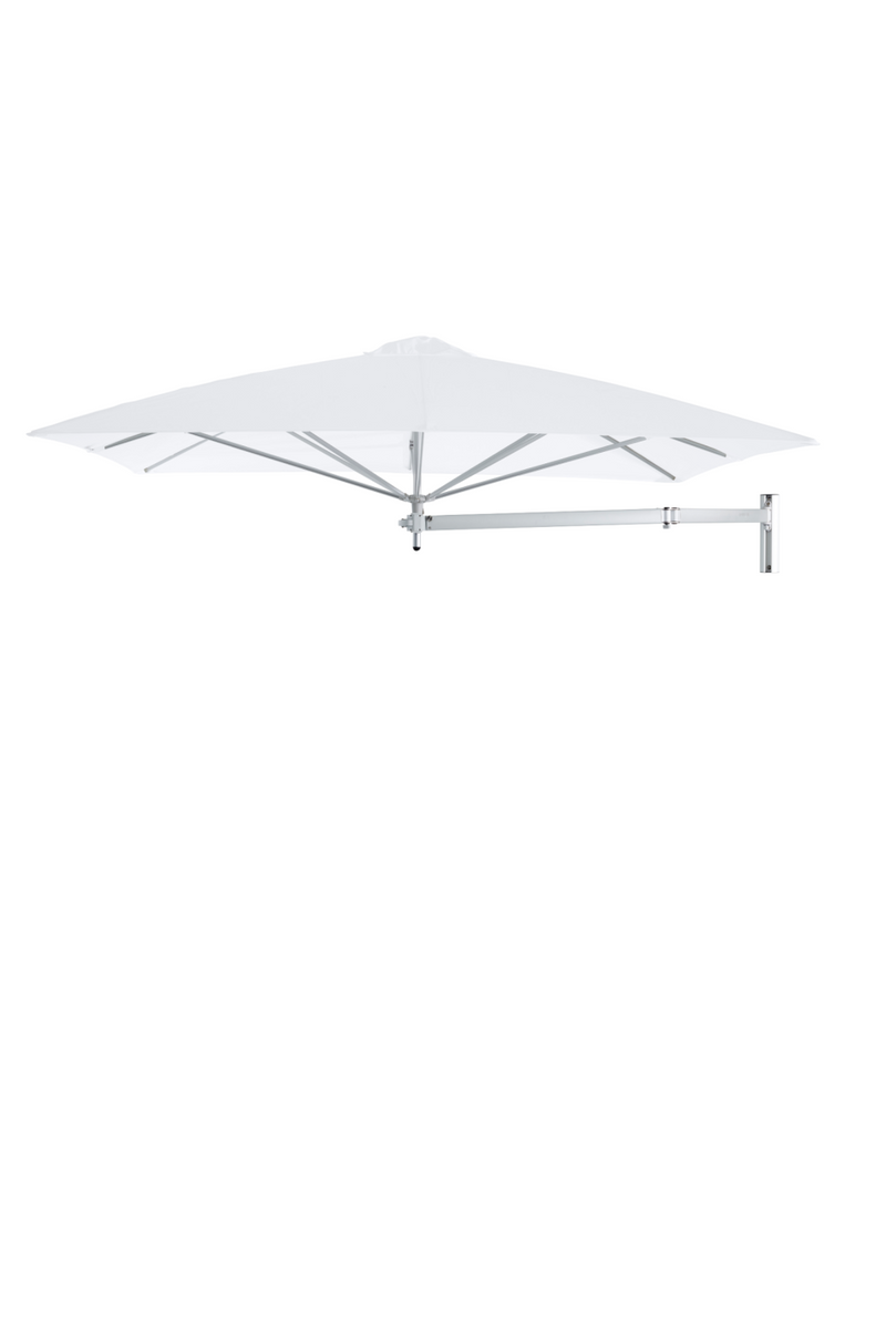 Square Outdoor Cantilever Wall Umbrella (7’ 6.6”) | Umbrosa Paraflex | Woodfurniture.com