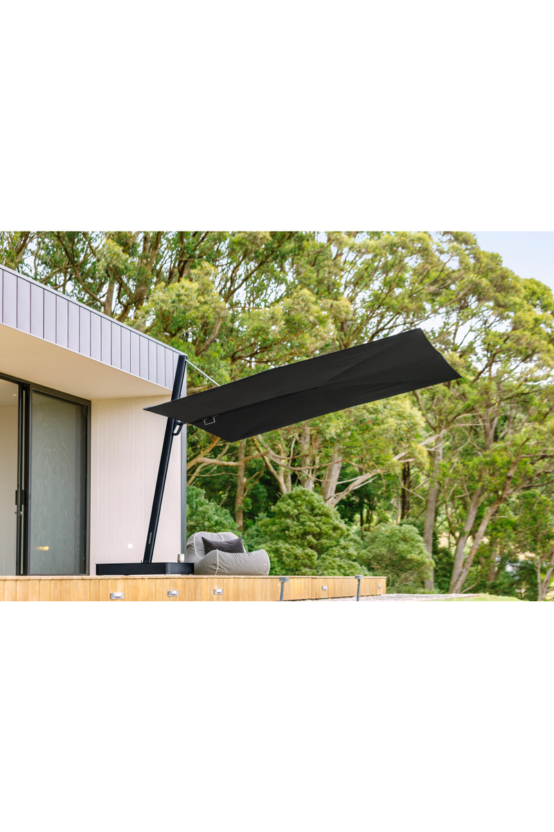 Square Outdoor Cantilever Umbrella (9’ 10”) | Umbrosa Versa UX | Woodfurniture.com