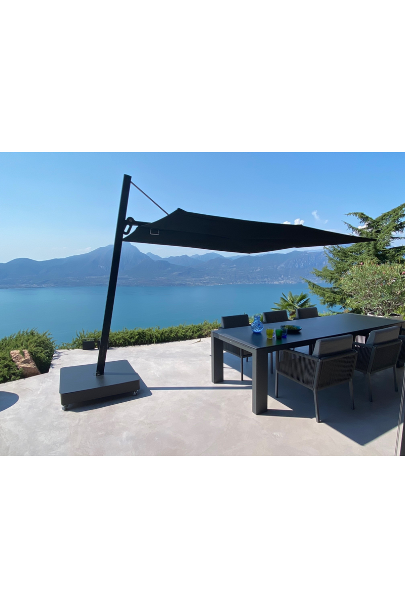 Square Outdoor Cantilever Umbrella (9’ 10”) | Umbrosa Versa UX | Woodfurniture.com