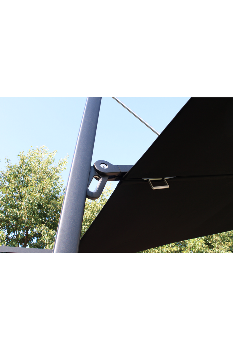 Square Outdoor Cantilever Umbrella (9’ 10”) | Umbrosa Versa UX | Woodfurniture.com