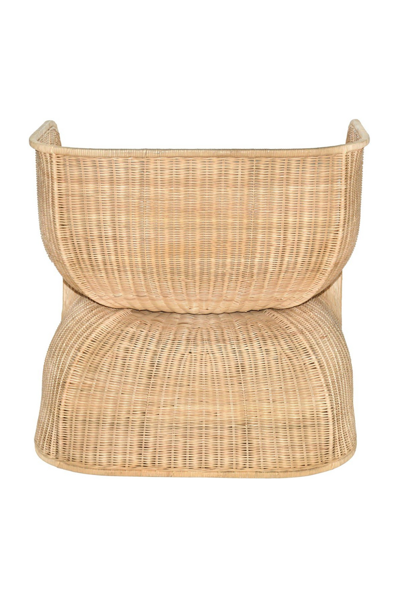 Rattan Curved Lounge Chair | Versmissen Fole | Woodfurniture.com