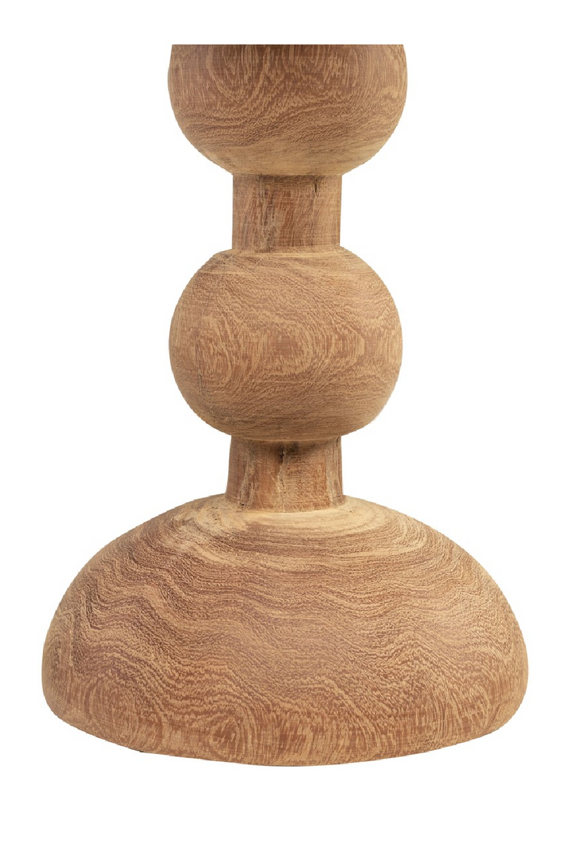 Central Base Wood Side Table | Versmissen Boule | Woodfurniture.com