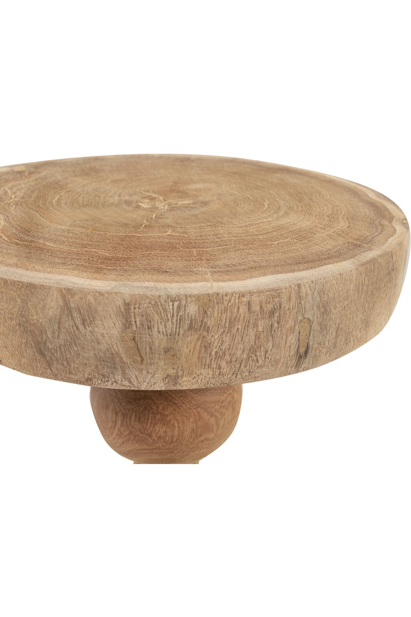 Central Base Wood Side Table | Versmissen Boule | Woodfurniture.com