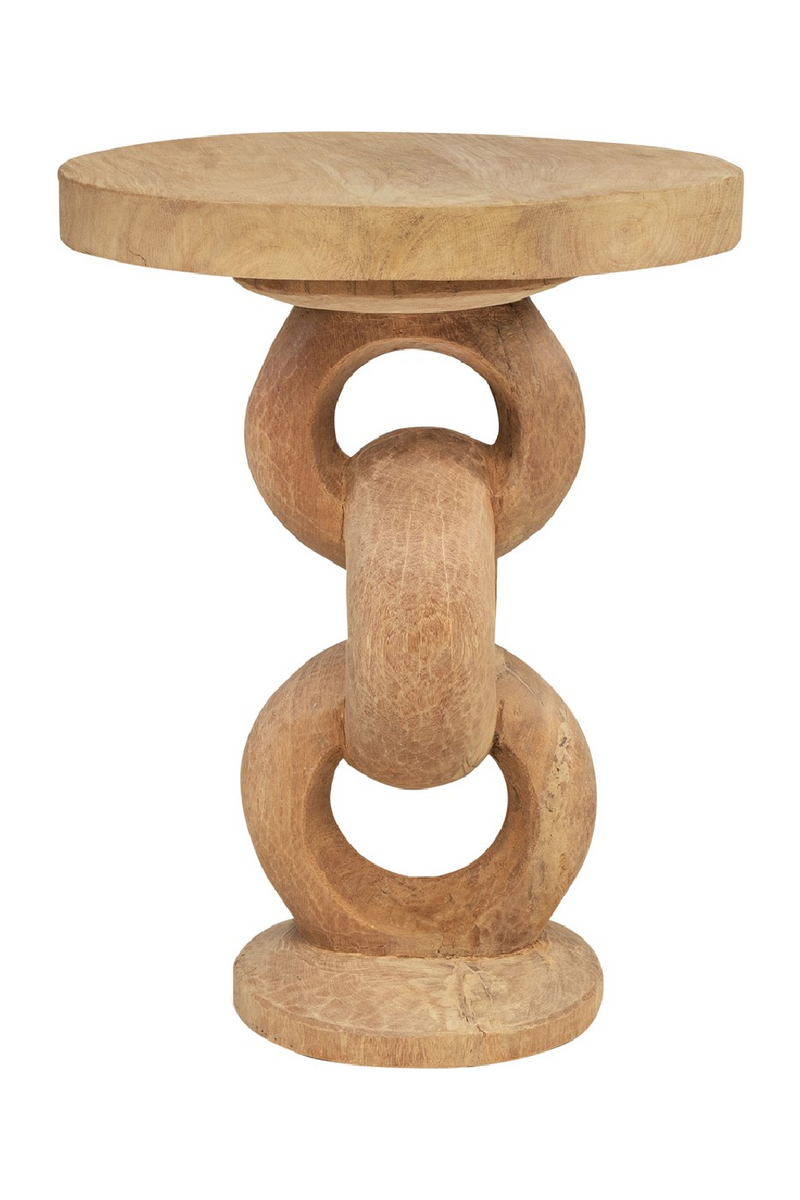 Wooden Link Side Table L | Versmissen Chain | Woodfurniture.com