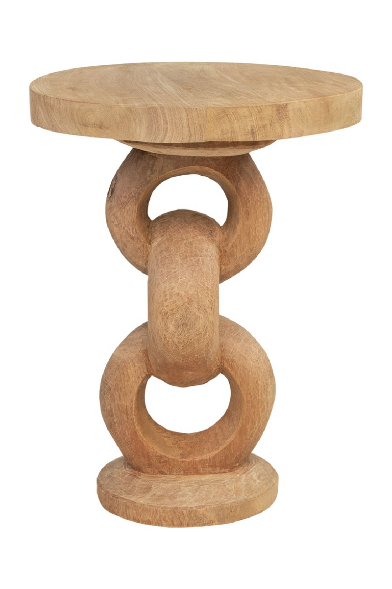 Wooden Link Side Table L | Versmissen Chain | Woodfurniture.com