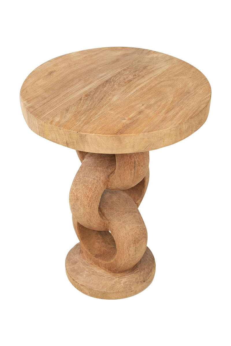 Wooden Link Side Table L | Versmissen Chain | Woodfurniture.com