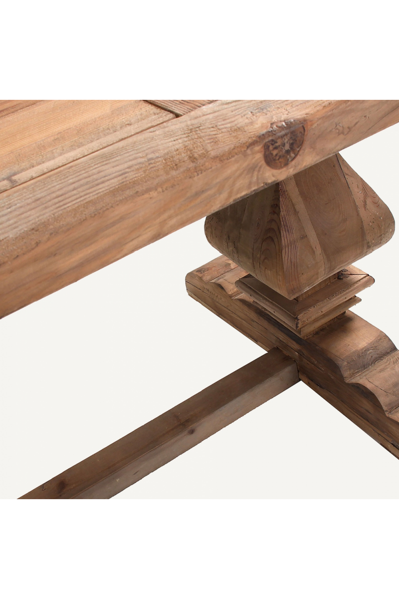 Distressed Pine Dining Table | Vical Home Abo | Oroatrade.com