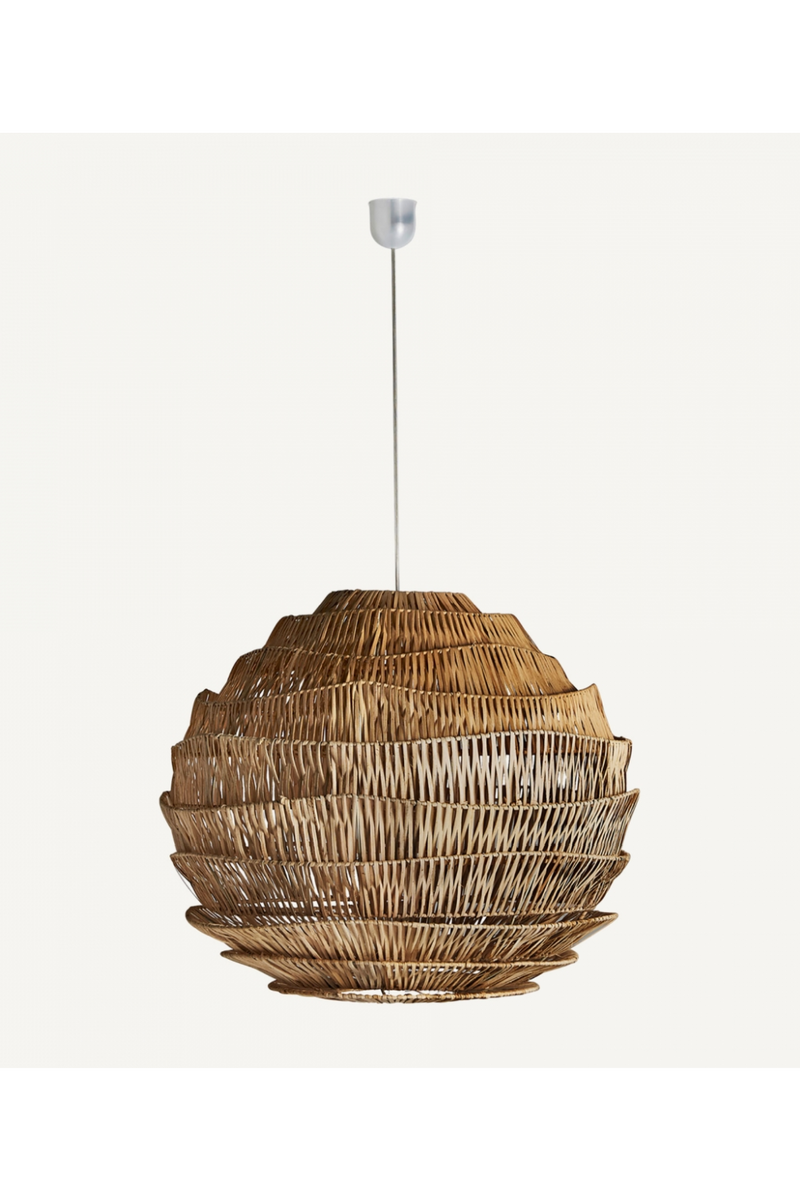 Brown Rattan Hanging Lamp | Vical Home Sabe | Woodfurniture.com