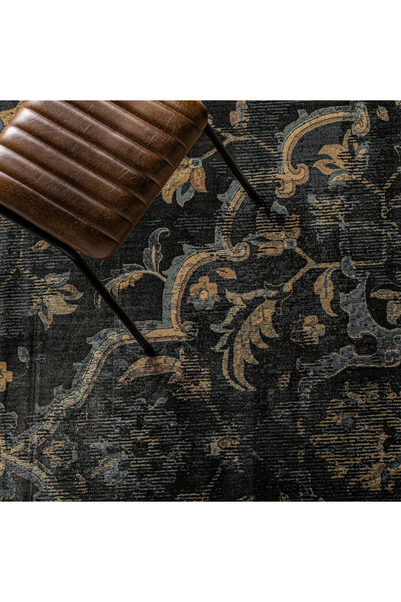 Dark Viscose Area Rug 11' x 8' | Vical Home Anxela | Woodfurniture.com