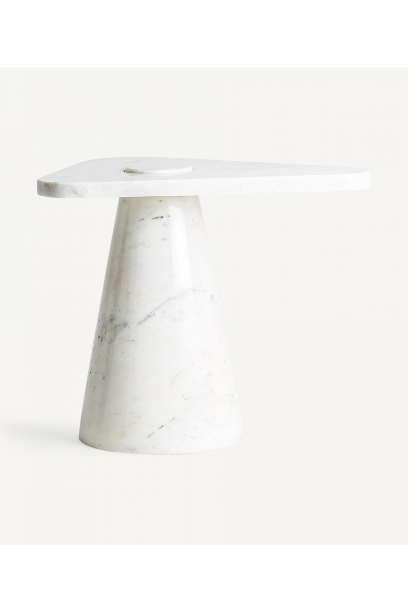 Triangular Marble Side Table | Vical Home Herford | Woodfurniture.com