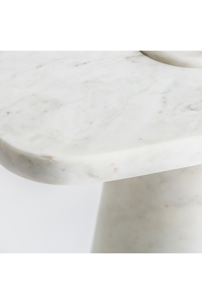 Triangular Marble Side Table | Vical Home Herford | Woodfurniture.com