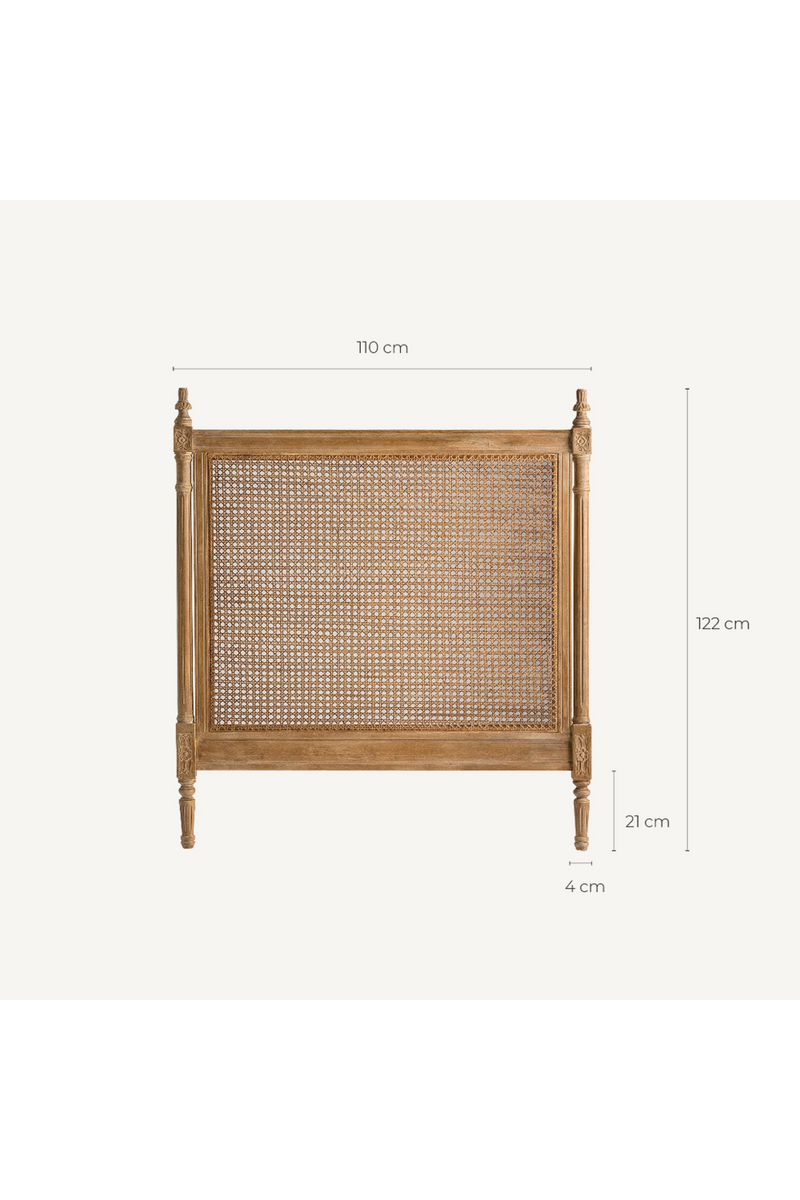 Rattan Weave Headboard | Vical Home Nargis | Oroatrade.com