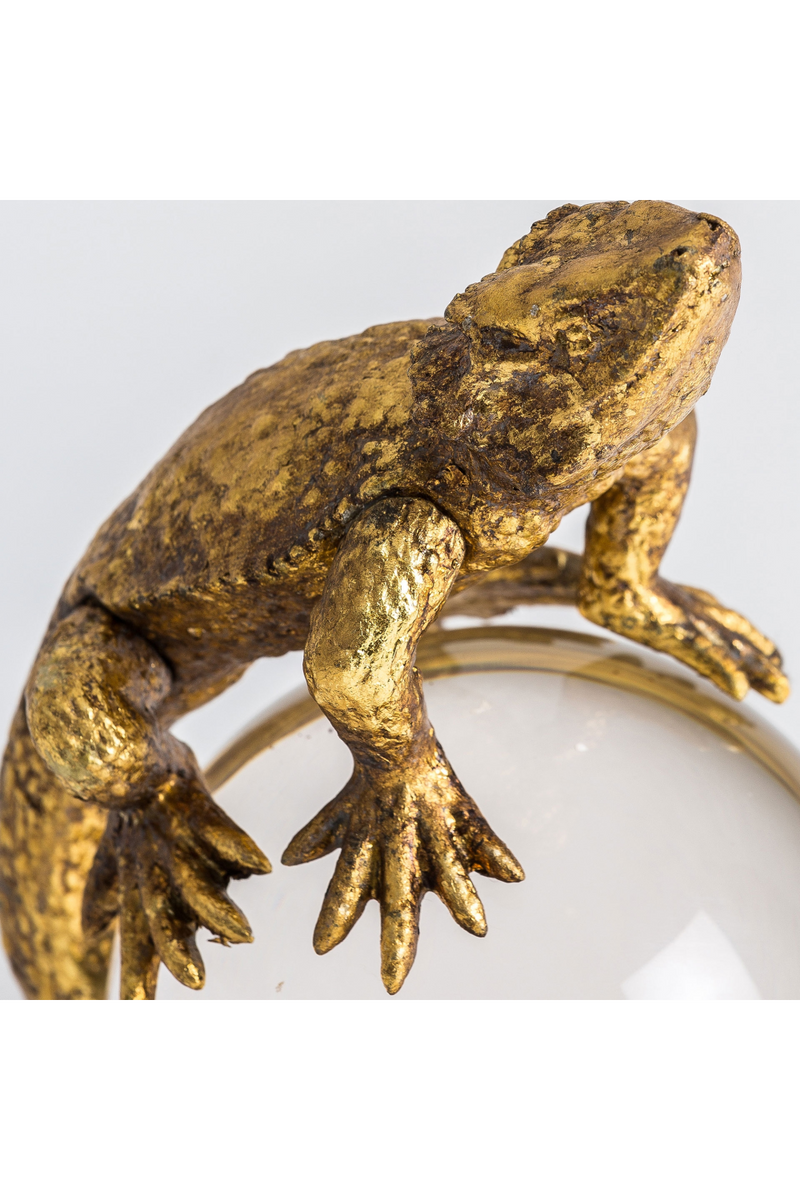 Gold Sculpture Decor | Vical Home Lizard | Woodfurniture.com