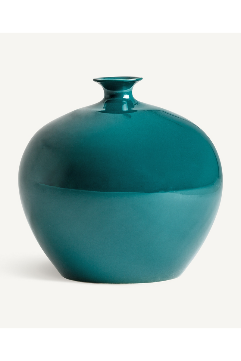 Turquoise Ceramic Vase | Vical Home Suki | Woodfurniture.com