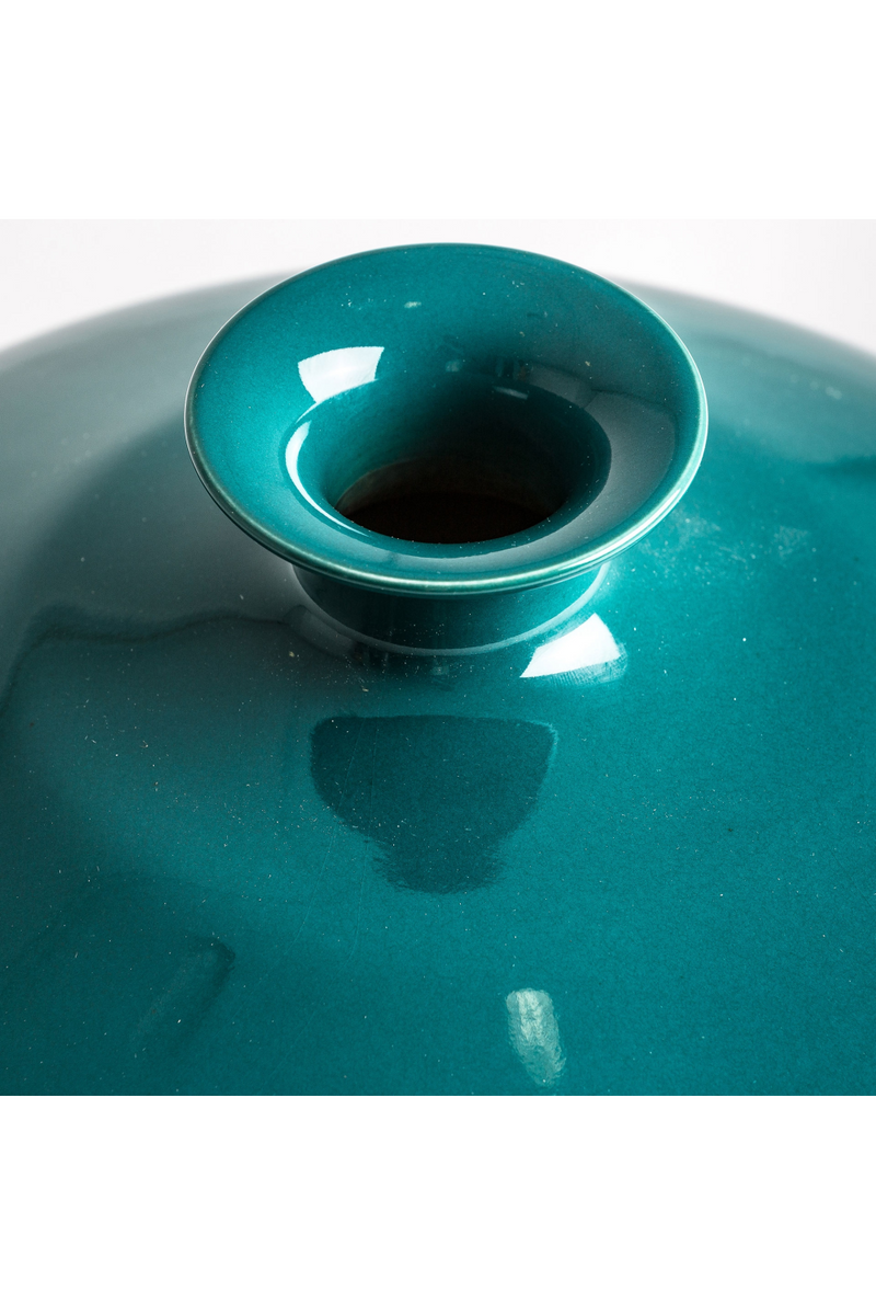 Turquoise Ceramic Vase | Vical Home Suki | Woodfurniture.com