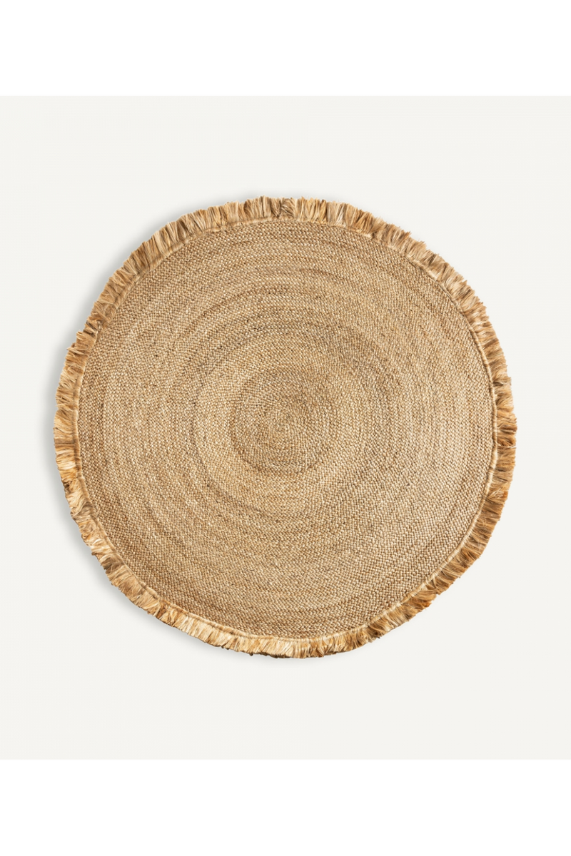 Braided Fiber Round Carpet 8'6" | Vical Home Kisai | Woodfurniture.com