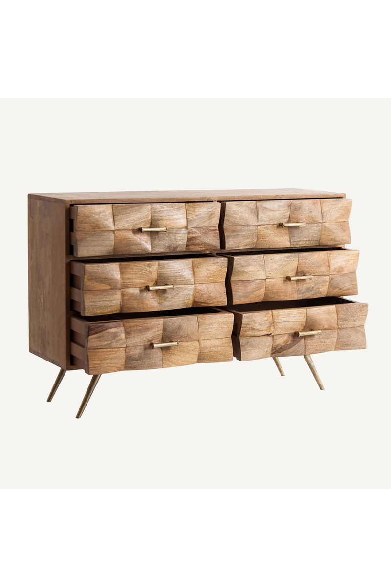 Elm Wood Chest of Drawers | Vical Home Kusel | Woodfurniture.com