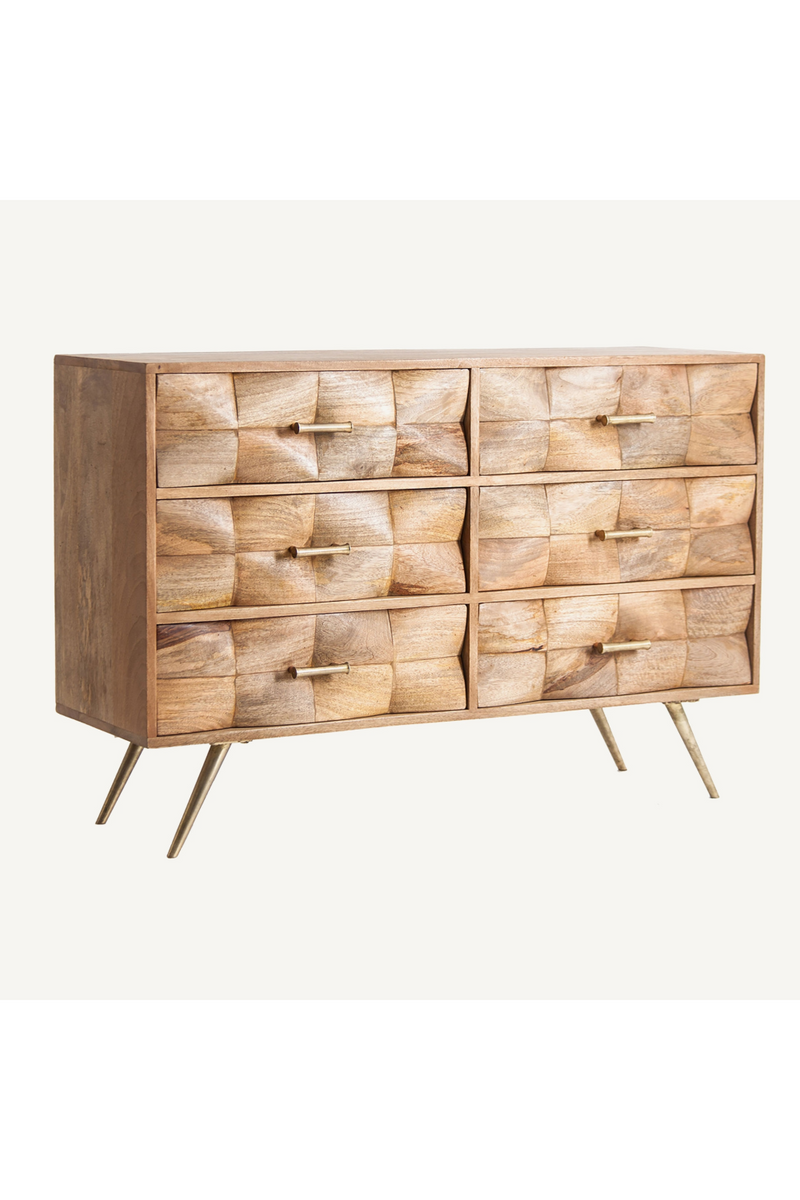 Elm Wood Chest of Drawers | Vical Home Kusel | Woodfurniture.com