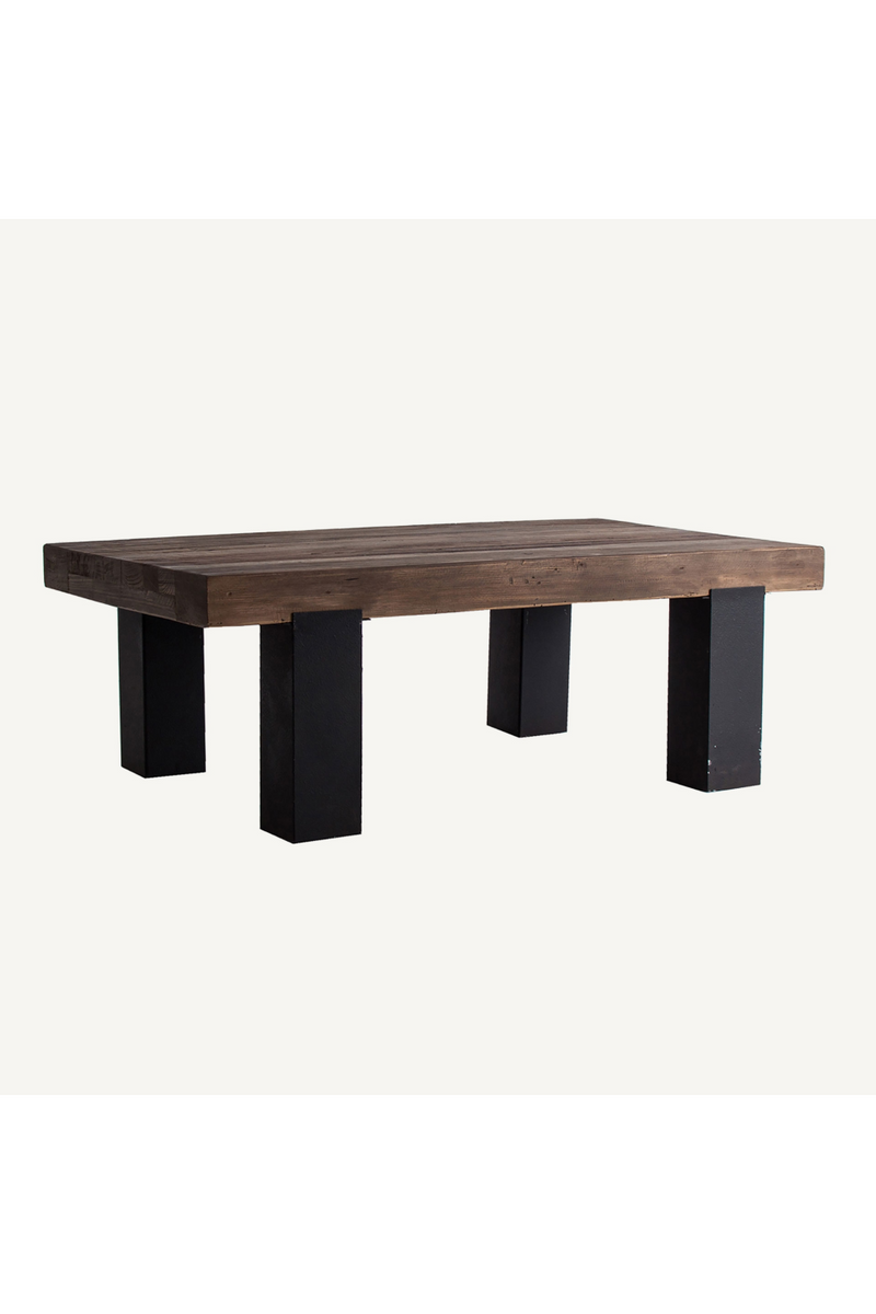 Two-Toned Pine Coffee Table | Vical Home Tello | Woodfurniture.com