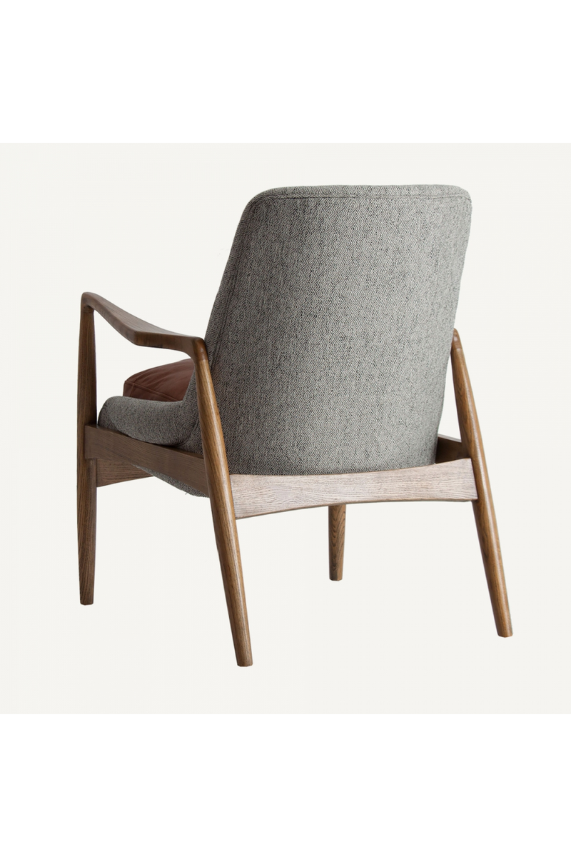 Gray Upholstered Nordic Armchair | Vical Home Elati | Woodfurniture.com